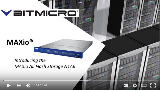 (VIDEO) - (MAXio All Flash Storage N1A6)